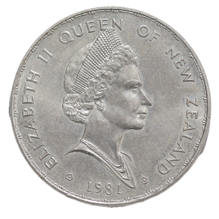 Nouvelle-Zélande - Elizabeth II (1952-2022), 1 Dollar, 1981