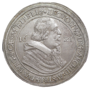Autriche - Comté de Tyrol, Léopold V (1177-1194), Thaler, 1621