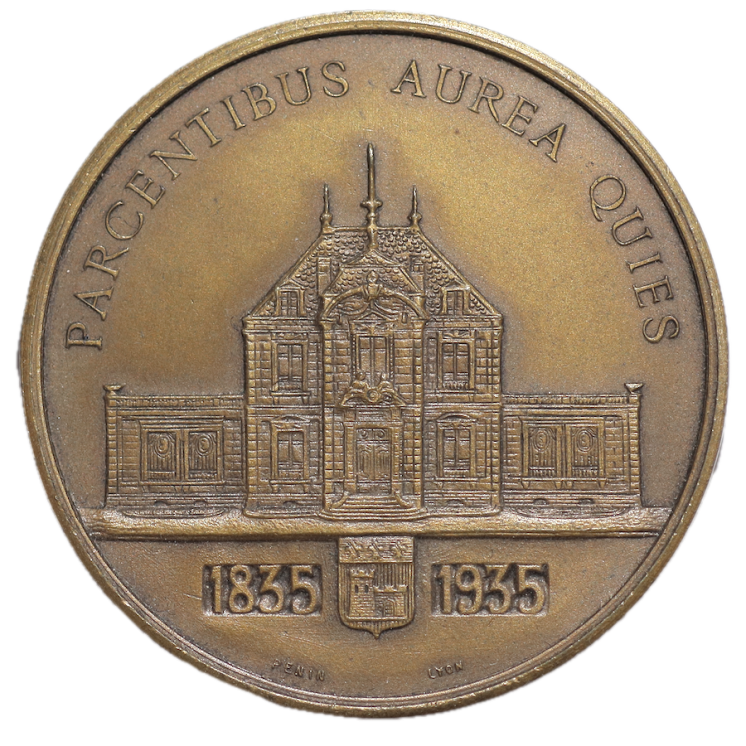 Jeton - Centenaire de la caisse d'épargne, Villefranche en Beaujolais, 1935