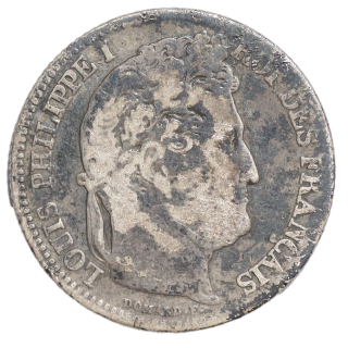 France - 1 Franc, Philippe, A (Paris), 1835