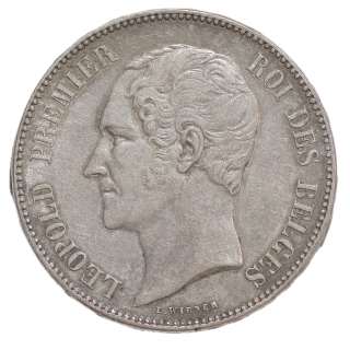 Belgique - Léopold Ier (1831-1865), 5 Francs, 1850