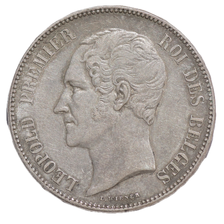 Belgique - Léopold Ier (1831-1865), 5 Francs, 1850