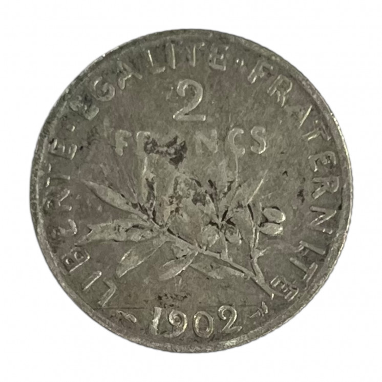 2 Francs Semeuse 1902 Argent