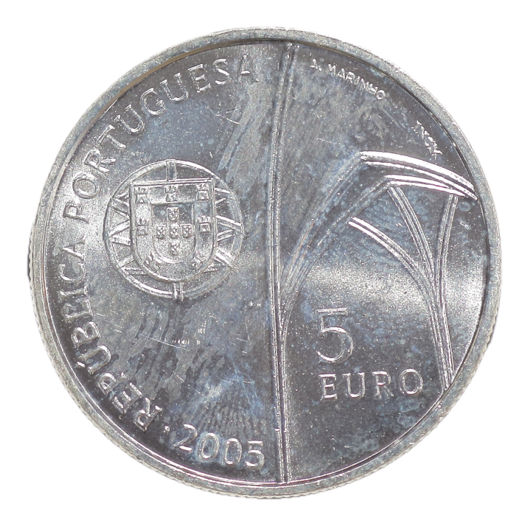 Portugal - 5€ monastère de Batalha, 2005