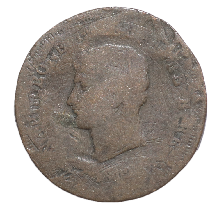 Italie - Napoléon Ier, 3 centesimi, 1812