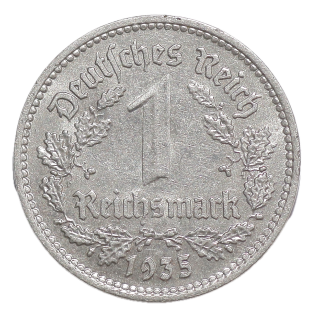 Allemagne - 1 Reichsmark, 1935, A (Berlin)