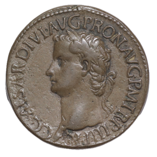 Rome - Caligula, Médaille de Bronze, Dal Cavino (1500-1570)