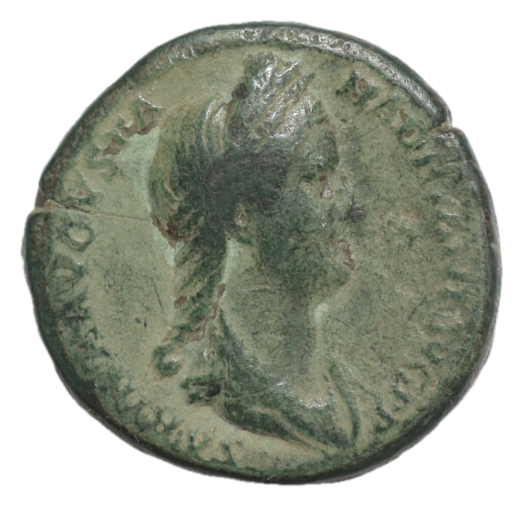 Rome - Sabine (136), Sesterce, Concordia