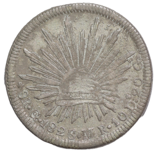 Mexique - République, 8 Réales, 1828, MR