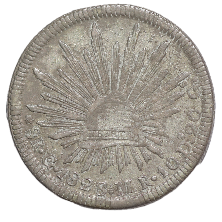 Mexique - République, 8 Réales, 1828, MR