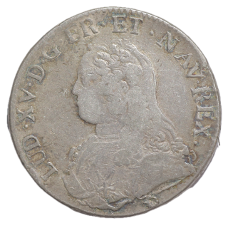 France - Louis XV (1715-1778), Ecu aux branches d'oliviers, 1731, Q (Perpignan)