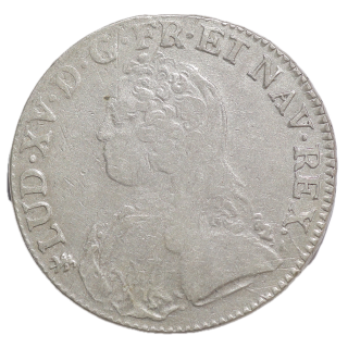 France - Louis XV (1715-1778), Ecu aux branches d'oliviers, 1736, T (Nantes)