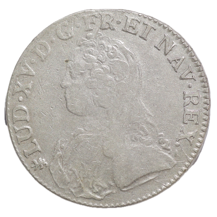 France - Louis XV (1715-1778), Ecu aux branches d'oliviers, 1736, T (Nantes)