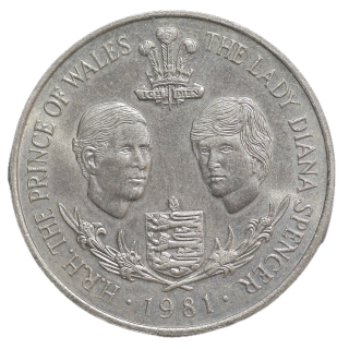 Grande-Bretagne - Elizabeth II (1952-2022), 25 pense, 1981