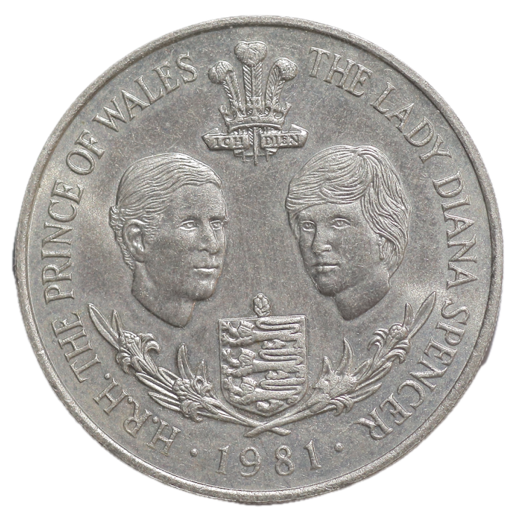 Grande-Bretagne - Elizabeth II (1952-2022), 25 pense, 1981