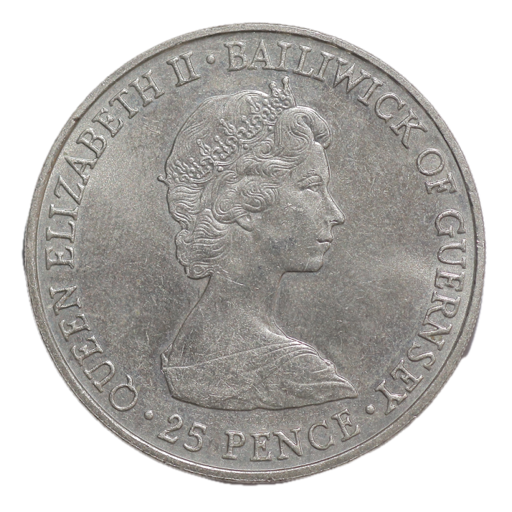 Grande-Bretagne - Elizabeth II (1952-2022), 25 pense, 1981