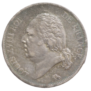 France - Louis XVIII (1815-1824), 5 Francs, 1817, A (Paris)