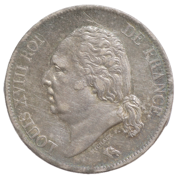 France - Louis XVIII (1815-1824), 5 Francs, 1817, A (Paris)