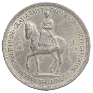 Grande-Bretagne - Elizabeth II (1952-2022), Couronne, 1953