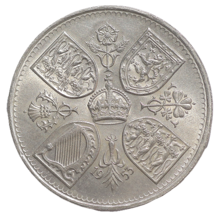 Grande-Bretagne - Elizabeth II (1952-2022), Couronne, 1953