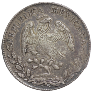 Mexique - République, 8 Réales, 1883, ZS