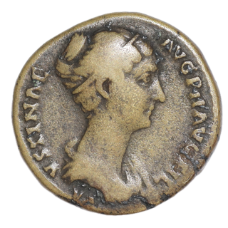 Italie - Rome, Faustine (148-152), Dupondius