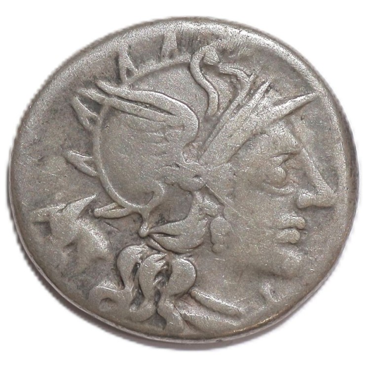 Italie - Rome, République, Lunius (145 av. J.C), Denier
