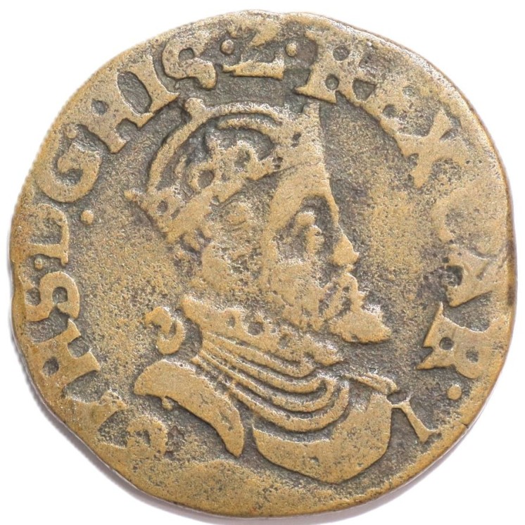 France - Artois, Philippe V (1556-1598), Liard
