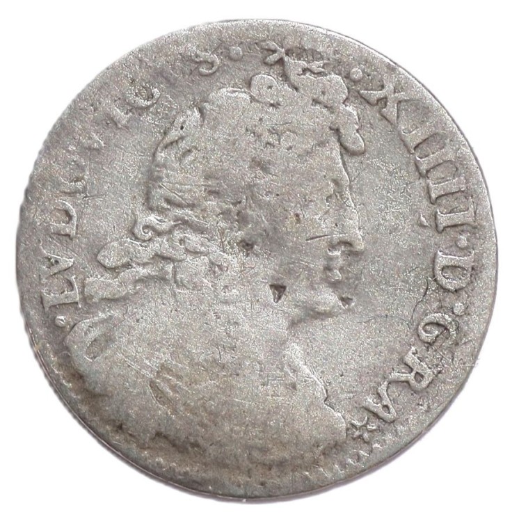 France - Louis XIV (1643-1715), Sol des traitants, 1676, A (Paris)