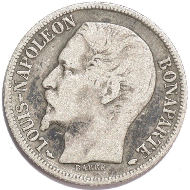 France - Napoléon III, 1 Franc, 1852, A