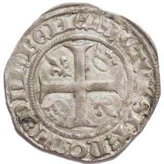 France - Charles VI (1380-1422), Blanc Geuenar, 1389