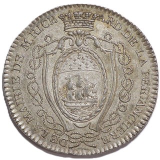 France - Jeton de Pierre Richard de la Pervanchère, Nantes (1787-1788)