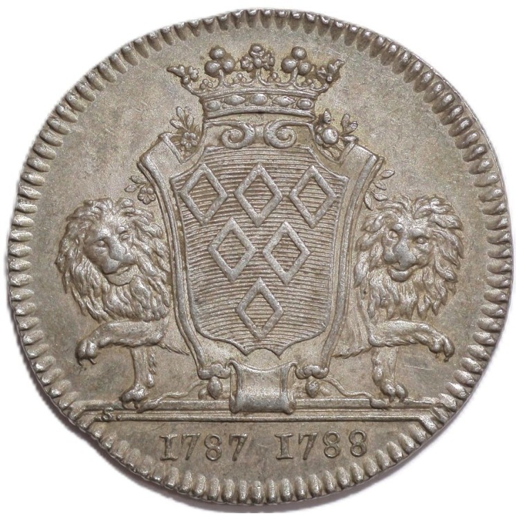 France - Jeton de Pierre Richard de la Pervanchère, Nantes (1787-1788)