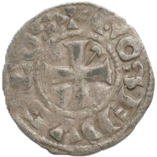 France - Berri, Geoffroy II, Sir de Donzy, Comté de Gien (1120-1180), Denier Bill.