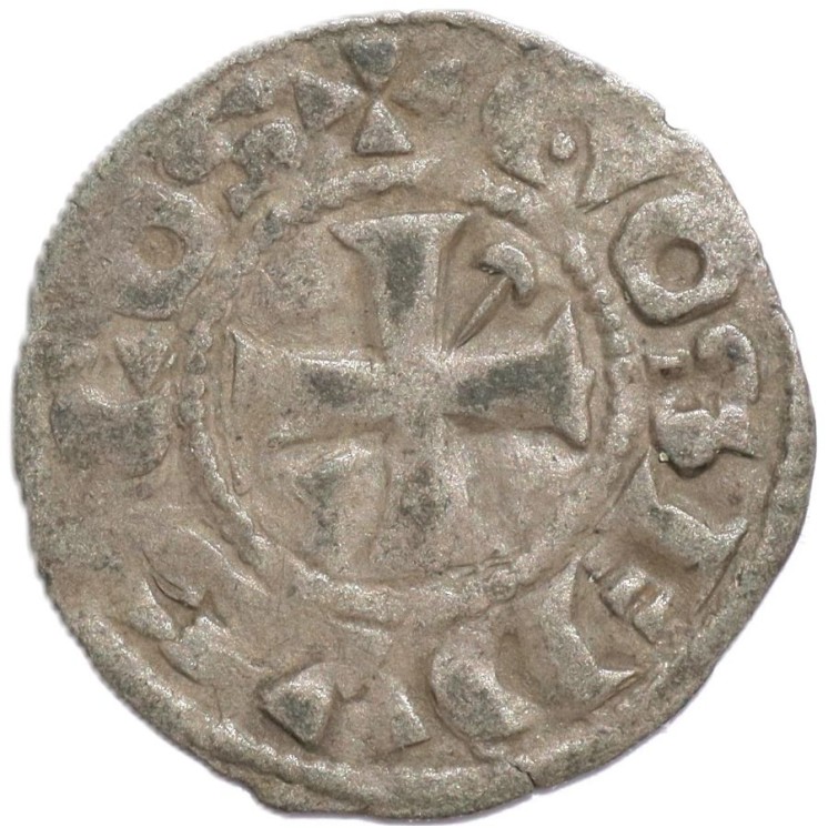 France - Berri, Geoffroy II, Sir de Donzy, Comté de Gien (1120-1180), Denier Bill.