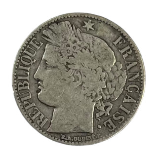 1 Francs Cérès 1888 A Argent