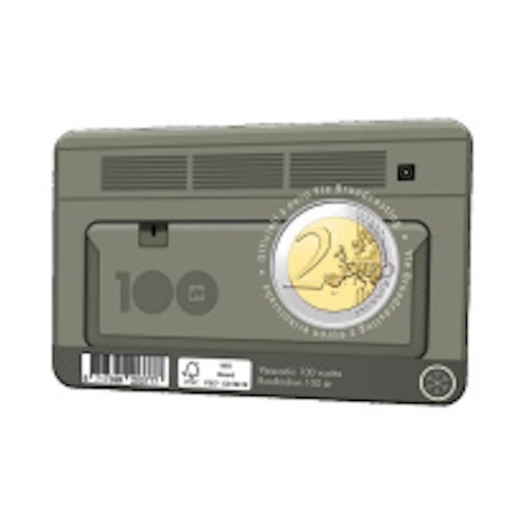 2026 - Finlande 2€ 100 ans de la radiodiffusion, UNC