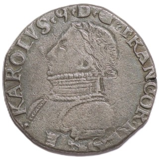 France - Charles IX, Teston, 1568 (8/7), L
