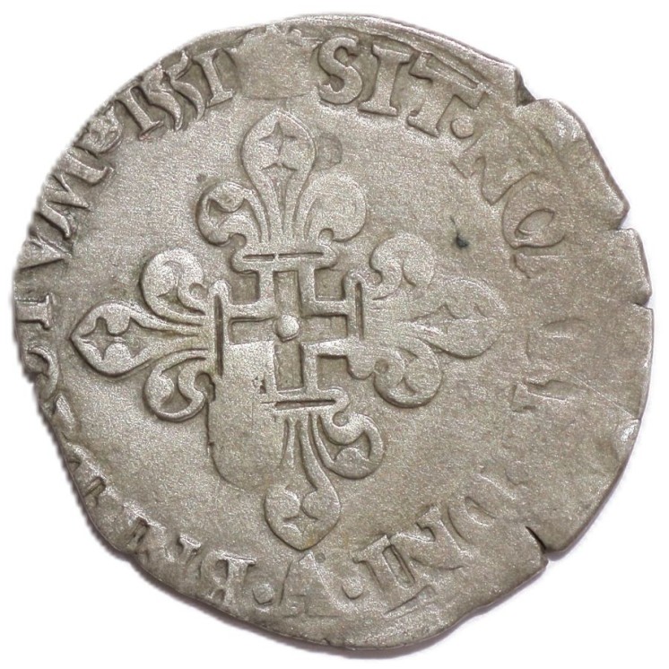 France, Henri II, Sol, Parisis, 1551, A
