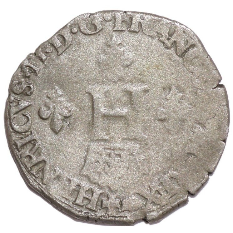 France, Henri II, Sol, Parisis, 1551, A