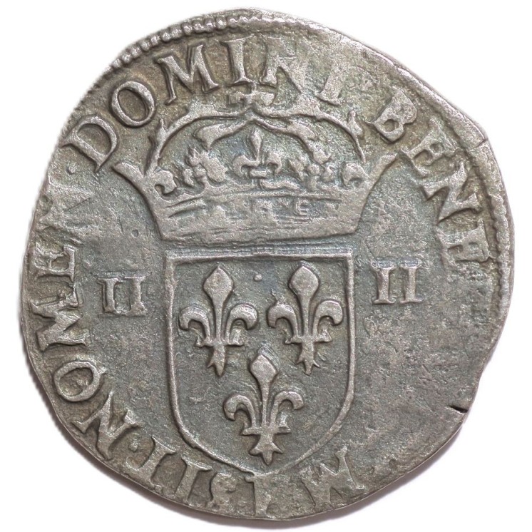 France - Henri III, 1/4 Ecu, 1579, F