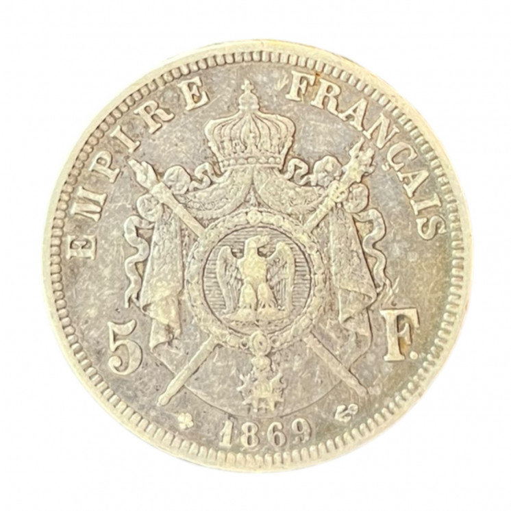 5 Francs Napoléon III 1869 BB