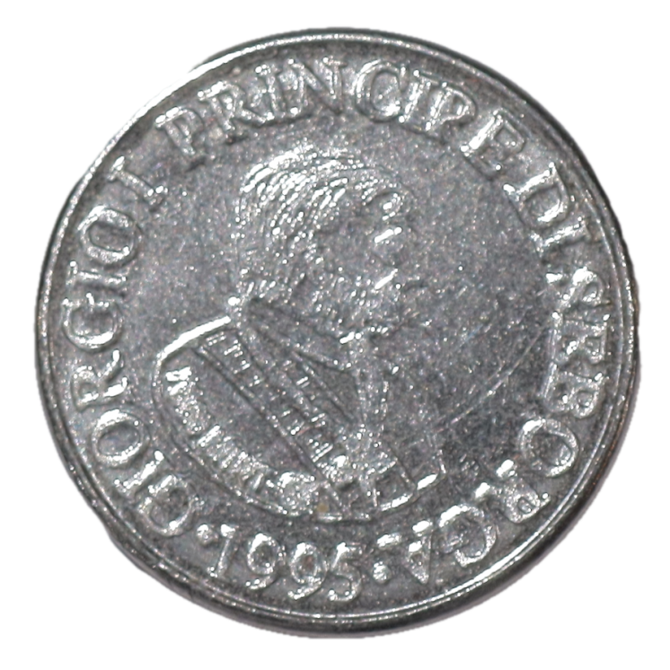 Italie, Seborga - Giorgio Ier, 5 centimes, 1996