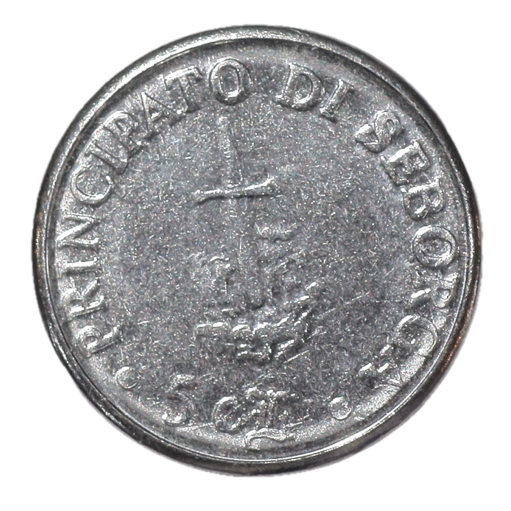 Italie, Seborga - Giorgio Ier, 5 centimes, 1996