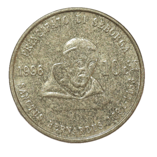 Italie, Seborga - Giorgio Ier, 10 centimes, 1996