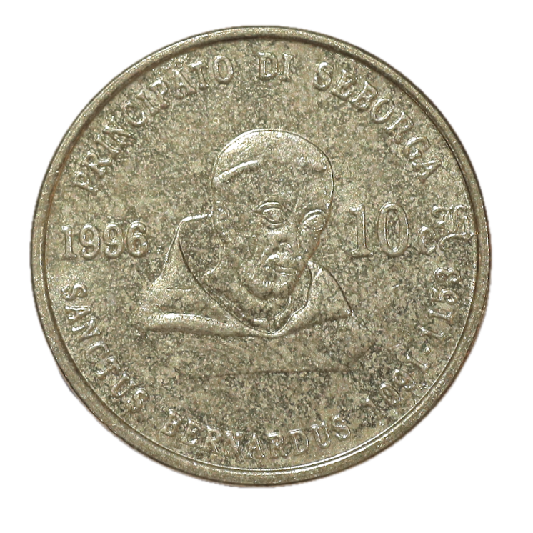 Italie, Seborga - Giorgio Ier, 10 centimes, 1996