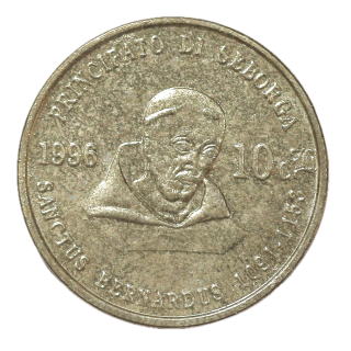 Italie, Seborga - Giorgio Ier, 10 centimes, 1996