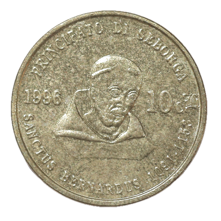 Italie, Seborga - Giorgio Ier, 10 centimes, 1996