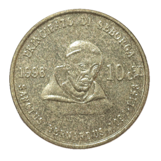 Italie, Seborga - Giorgio Ier, 10 centimes, 1996