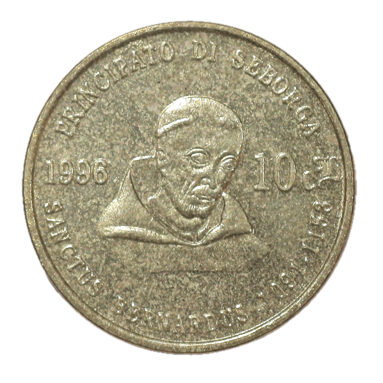 Italie, Seborga - Giorgio Ier, 10 centimes, 1996